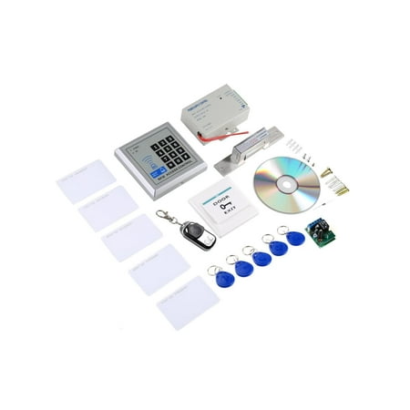 - 125KHz RFID ID Key Fobs One Door Access Control System Kit Electric Strike Lock Kit WSY