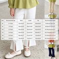 thumbnail image 4 of WXFAZCVU Baby Girl Pants Ribbed Knit Flared Trousers Slim Teen Trendy Cute Bell Bottoms Size 2-3 Years, 4 of 4