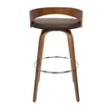 thumbnail image 3 of LumiSource Carson Carrington Stavanger Mid-century Modern Bar Stool (Set of 2), 3 of 5