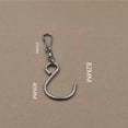 thumbnail image 4 of SHISUYAN 8 Pcs Clip Pivotant Crochets en S en Acier Inoxydable pour Coupe-Vent Ou Ornements, 4 of 8