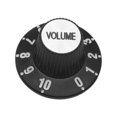thumbnail image 1 of TISHITA Electric Guitar Control Knob Black Easy Installation Bass Guitar Accessories Volume, 1 of 8