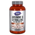 thumbnail image 1 of Suplemento NOW Sports Nutrition Arginina y citrulina 500 mg/250 mg, 1 of 6