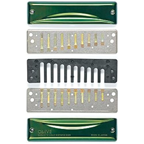 Suzuki C-20 Olive Harmonica Eb