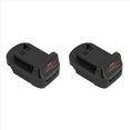thumbnail image 1 of 2X Adaptador de BateríA Conector de Fuente de AlimentacióN Base de ConversióN de Carga 18V MT18ML para Herramientas EléCtricas Milwakee, 1 of 9