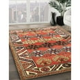 thumbnail image 2 of Ahgly Company Indoor Square Traditional Sand Brown Persian Area Rugs, 3' Square, 2 of 6