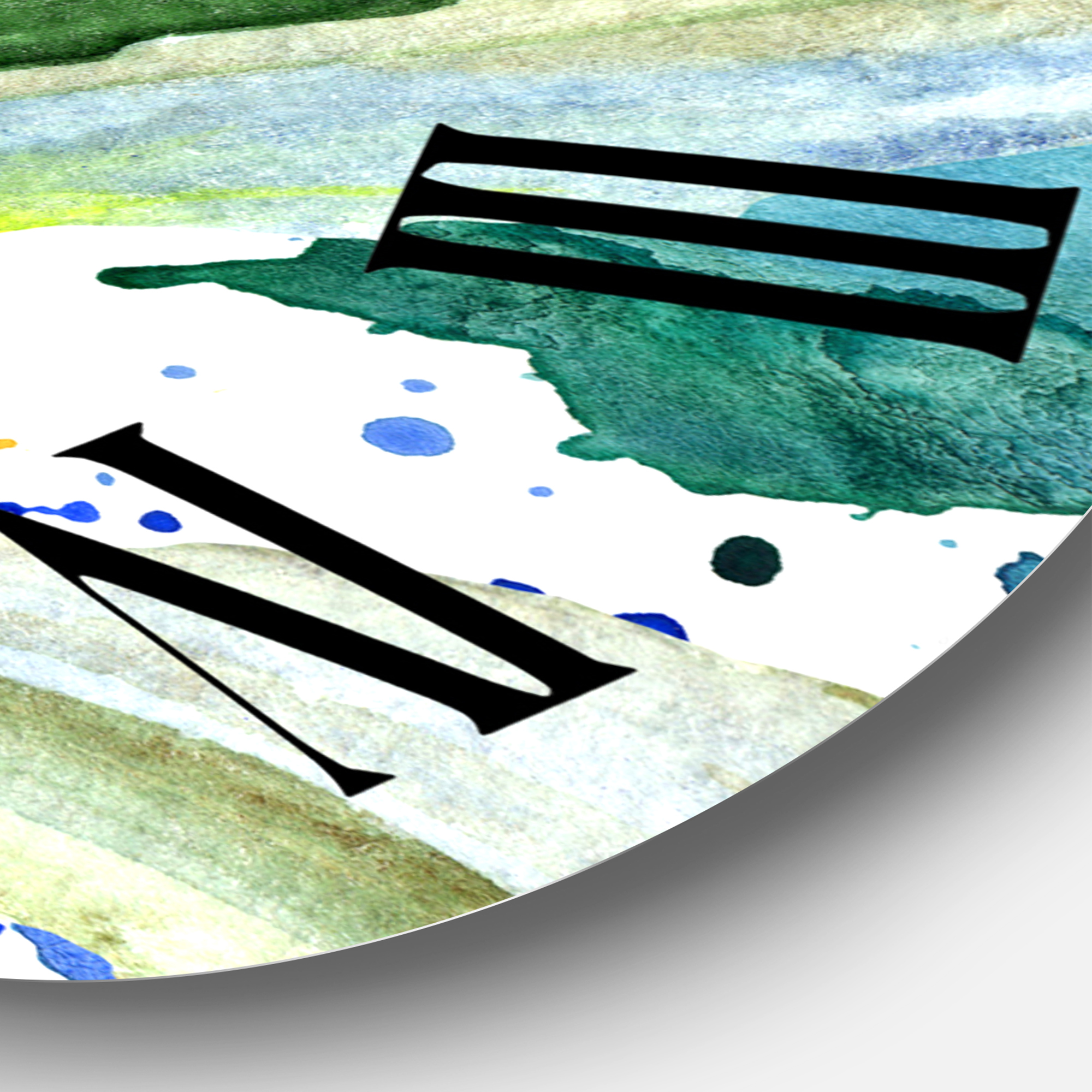 Designart 1 in Quartz Traditional Wall Clock