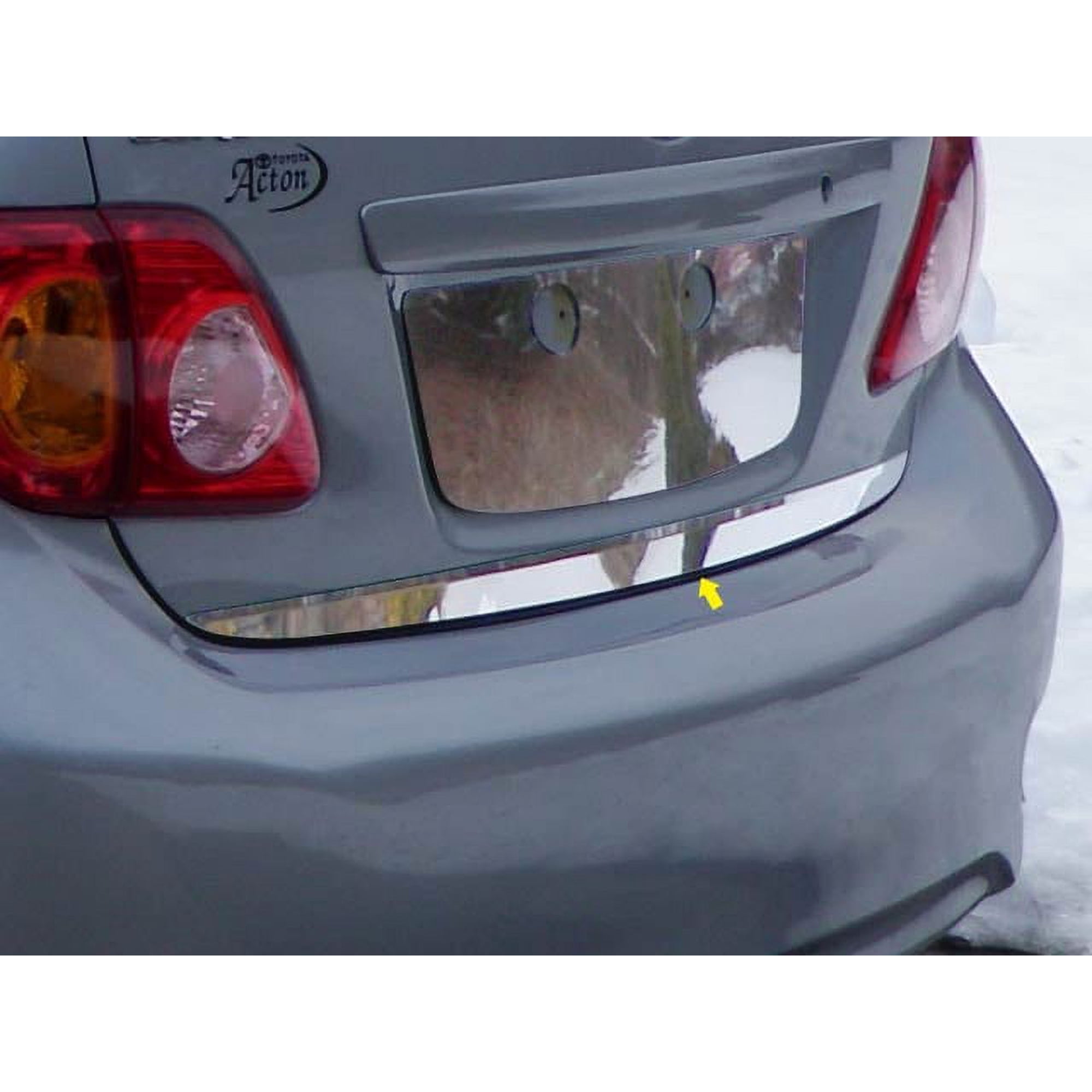 Stainless Steel Rear Deck Accent 1Pc Fits 2009-2013 Toyota Corolla RD29112 QAA