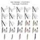 thumbnail image 5 of Greeniant Marlin Set Agujas de cordones Acero inoxidable Profesional Pequeña artesanía Costura Reutilizable Extraíble Tejer Pin Trabajo de cuero carpas 12 piezas de oro Greeniant OD023335-15B, 5 of 6