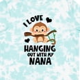 thumbnail image 4 of Inktastic Monkey I Love Hanging out with My Nana Boys or Girls Toddler T-Shirt, 4 of 5