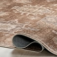 thumbnail image 5 of nuLOOM Avalon SpinClean Multi Medallion Machine Washable Area Rug, 5' x 8', Avalon Sienna Brown, 5 of 8
