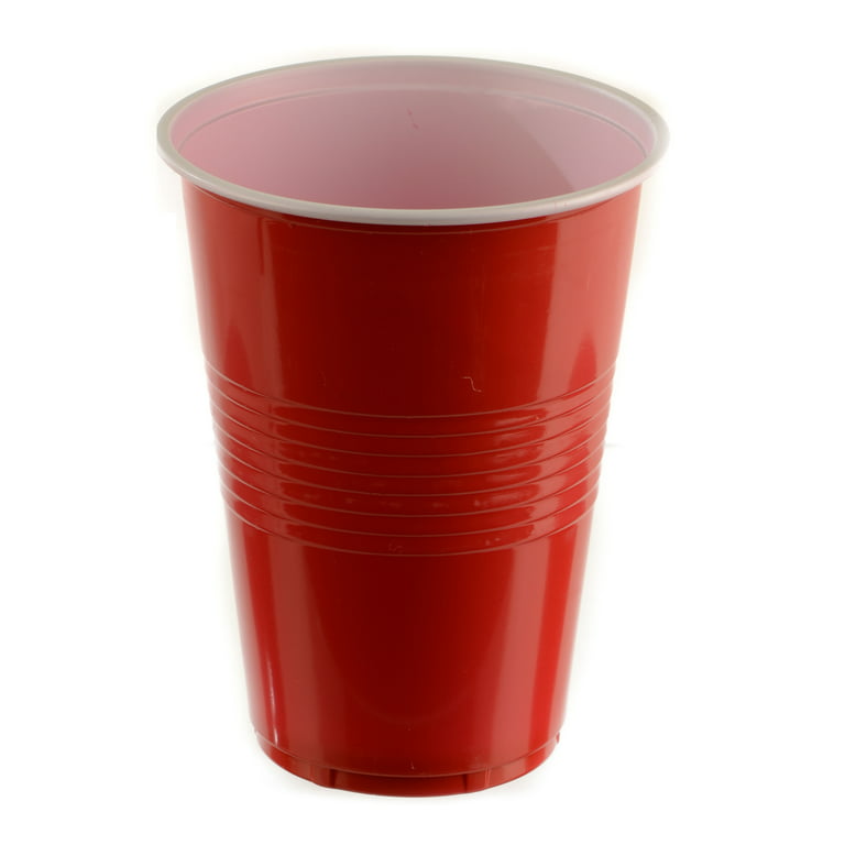 [1200 PACK] 16 Oz Red Plastic Cups - Red Disposable Plastic Party Cups  Crack Resistant - Great for Beer Pong, Tailgate, Birthday Parties,  Gatherings