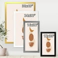 thumbnail image 4 of Designart 'Sun and Moon Shapes In Retro Terracotta Tones IV' Modern Framed Art Print, 4 of 4