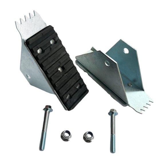 Cubierta de escalera de extensión Colamx juego de zapatos almohadillas para los pies cubierta de Metal