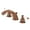 Antique Copper, variant on Kingston Brass KB962PL Magellan Widespread Bathroom Faucet, Polished Brass