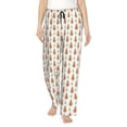 thumbnail image 2 of Lsque Cute Carrot Print Print Women's Pajama Pants, Lounge Pant - Comfortable Home Wear,Elastic Waistband, Stylish Design-X-Large, 2 of 9
