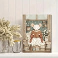 thumbnail image 2 of UXIEQU Cute Mouse Reading Book Canvas Wall Art Print 15.75x11.81 Inches, 2 of 8