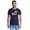 New York, variant on BROOKLYN VERTICAL Mens Baseball Sports Fan Short Sleeve T-Shirt with Chest Print| New York, Atlanta, St. Louis, Los Angeles