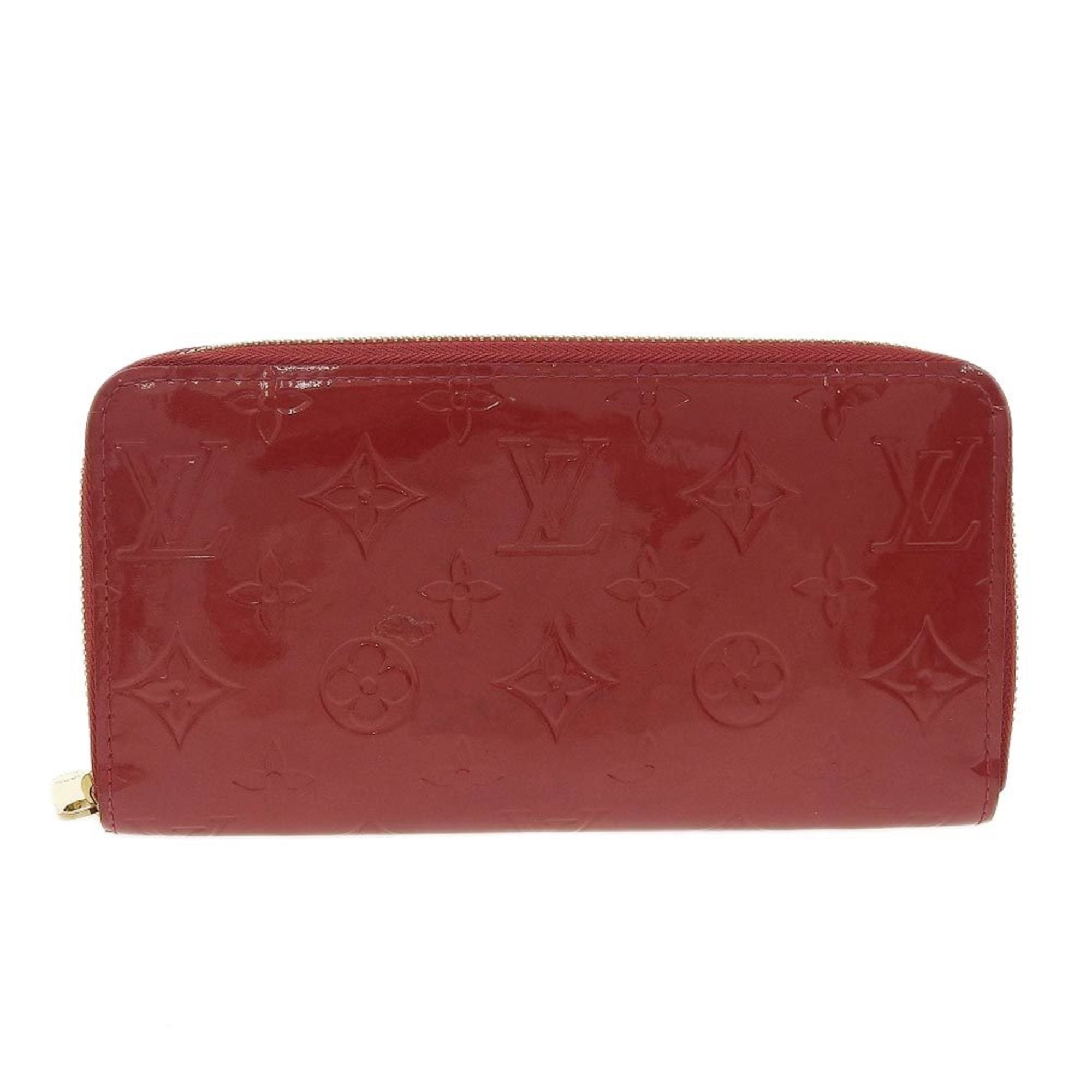 Louis Vuitton // Red Vernis Zippy Wallet – VSP Consignment