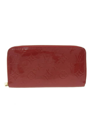 Authenticated Used Louis Vuitton Wallet Zippy Pomme d'Amour Red Long Round  Zipper Women's Monogram Vernis M91981 LOUISVUITTON 