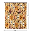 thumbnail image 5 of Halloween Pumpkins Skulls and Candies Shower Curtain 72"x84" ,Bathroom Decorative Shower Curtains Set with 12 Hooks,Modern Waterproof Washable Shower Curtain, 5 of 6