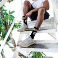 thumbnail image 4 of Pittsburgh Steelers Chaussettes Crew à 4 Rayures - For Bare Feet, 4 of 4