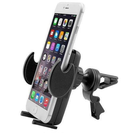 Plus Phone Cradle - Car Mount, Digitl Air Vent Vehicle Holder for Apple iPhone8/7/6 and Plus Phones w/ Anti-Vibration Flexible Swivel Cradle (with or without case)