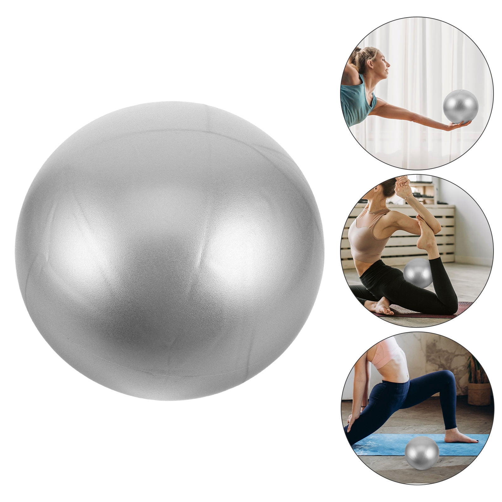 WORGEOUS 4pcs Mini Exercise Ball Pilates And Yoga Small Fitness Ball For Home Workouts And Physical Soft And Flexible Pvc