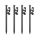 thumbnail image 2 of 4 piezas clavijas de tienda estacas clavijas de lona Camping resistente antideslizante estacas de paisaje al aire libre para de 25cm Baoblaze Estacas de clavijas de carpa, 2 of 8