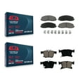 thumbnail image 1 of CMX Front Rear Ceramic Brake Pads Kit for Car Chrysler Pacifica Grand Caravan Voyager KCX-100235, 1 of 9