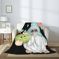 thumbnail image 2 of Sikiie Summer Gnome,Cute Gnome Cozy Flannel Fleece Throw Blanket: Lightweight & Thick for All Seasons - Perfect for Women, Men, & Kids"80"x60", 2 of 6
