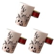 thumbnail image 2 of Moyic Tazas De Cerámica Estilo Guitarra Taza De Cerámica Elegante Y Duradera Tazas De Té Tazas De Leche De Tamaño Portátil Tambor Rojo Type1 NO1, 2 of 6