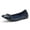 Beige, variant on Women's Ballerina Ballet Flats Classic Pointed Toe Slip On Shoes SOLE-FLEX NAVY Size 7.5