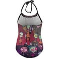thumbnail image 2 of Invader Zim Fun Children's One-piece Swimwear Halterneck Swimsuit Summer Beach Girl's Bathing Suits Breathable Beachwear, 2 of 7
