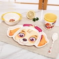 thumbnail image 4 of Bandeja de comida para niños, plato de comida para niños, plato de comida para bebés dividido, bandeja de comida para niños de dibujos animados, rendimiento confiable, 4 of 5