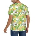 thumbnail image 2 of Fotbe Gnome and Pineapple Baseball Jersey Shirt for Men and Women, Casual Short Sleeves Button Down T-Shirt-Small, 2 of 9