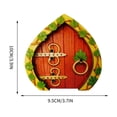 thumbnail image 3 of Sentmoon Desk Decorations for Women office Double Layer Wooden Gate Courtyard Ornament Rustic Hanging Decor Outdoor Entryway Accent Wooden Sign Alternative for Garden Fence Porch Patio Display, 3 of 8