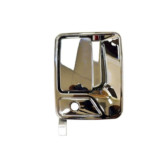 PT Auto Warehouse FO-3523M-FR - Outer Exterior Outside Door Handle, Chrome - Passenger Side Front