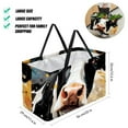 thumbnail image 2 of Cattle Premium Oxford Cloth Shopping Bags: Reusable, Foldable, and Spacious - Ideal Laundry Basket, Picnic Basket, and Laundry Bag, 2 of 7