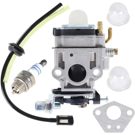 Carburetor with Repair Kit Replacement for Powermate PCV43 Gas 2-Cycle 43cc Tiller Motor Parts