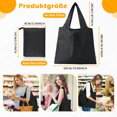 thumbnail image 1 of Billuyoard Bolsas de compras de 3 piezas con bolsa adjunta, fáciles de transportar, gran capacidad, ecológicas y reutilizables Almacenamiento y organización del hogar, 1 of 6