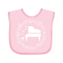 Inktastic Piano Student Music Teacher Gift Idea Boys or Girls Baby Bib