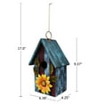 thumbnail image 5 of Wood Bird House for Outside Hanging Bird Box Decorative Hand Painted Birdhouse for Small Bird Finch Cardinal Wren Birdhouse Bird Home, 5 of 6