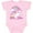 AD-Pink, variant on Inktastic Little Sister Unicorn Girls Baby Bodysuit
