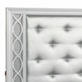 thumbnail image 5 of Starlight Full Fabric Upholstered Panel Youth Bed in Pearlized White, 5 of 8