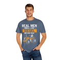 thumbnail image 4 of Novelty Real Men Smell Like Diesels And Cow Crap Farms Lover Hilarious Cows Livestock Farmers Manure Enthusiast Unisex Garment-Dyed T-shirt, 4 of 4