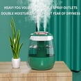 thumbnail image 3 of Large Capacity Air Humidifier for Home, Bedroom, And Office; Portable with High Mist Output; Desktop Nebulizing Humidifier; Dual Spray Large Mist Humidifier; Silent Digital Display Humidifier, 3 of 7