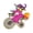 B, variant on Enchanting Witch Cycling Pumpkin Brooch Alloy Jewelry Accessory For Outfit