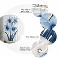 thumbnail image 5 of 60x72 Inch Shower Curtains for Bathroom Spring Blooms Botanicals Fabric Bath Curtain Decor Vintage Floral Spring Blue Waterproof Restroom Curtains Shower Set Accessories with 12 Hooks 60 Inch, 5 of 6