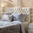 thumbnail image 2 of Christopher Knight Home Jezebel Headboard - Fully Upholstered, Queen / Full, Ivory, 2 of 5