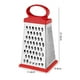 thumbnail image 2 of Mini rallador de queso de acero inoxidable de 23 cm con mango | Rallador de caja de 4 lados para rallar, rebanar y rallar | Herramienta de cocina duradera y resistente a la oxidación | Apto para, 2 of 9